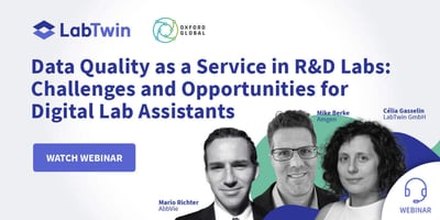 Data Quality as a Service in R&D Labs: Challenges and Opportunities for Digital Lab Assistants 